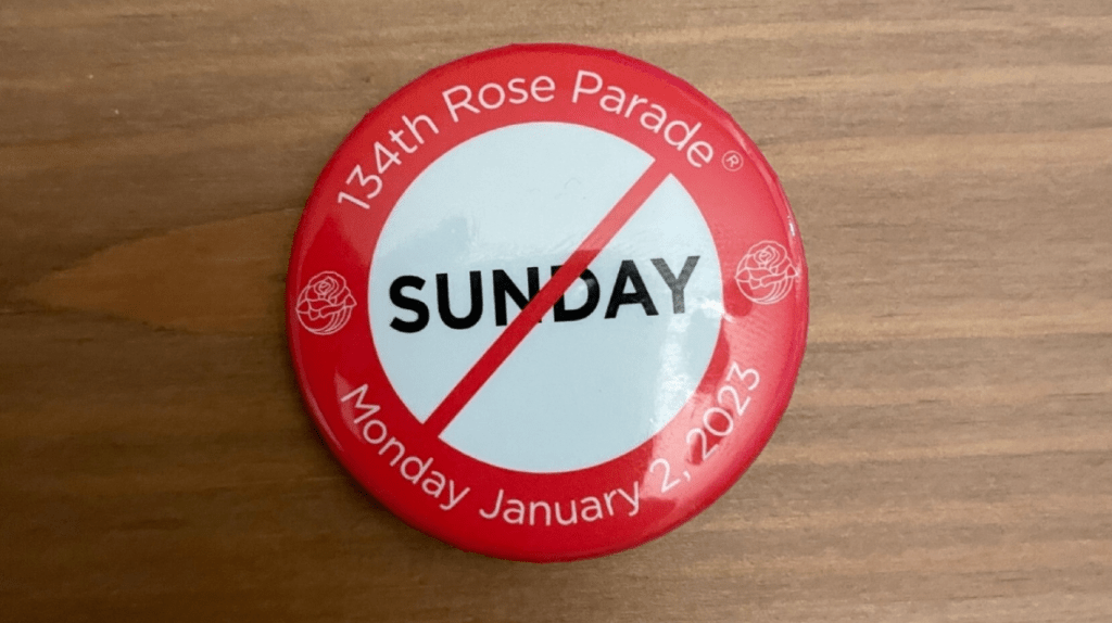 “Thou Shalt Not Hold the Rose Parade on a Sunday” Says the Sun Newspaper